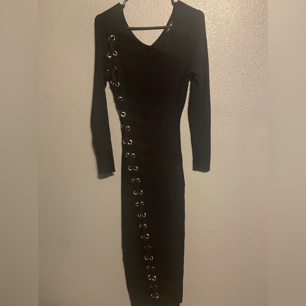 Fashion Nova Ring Laced Maxi Dress